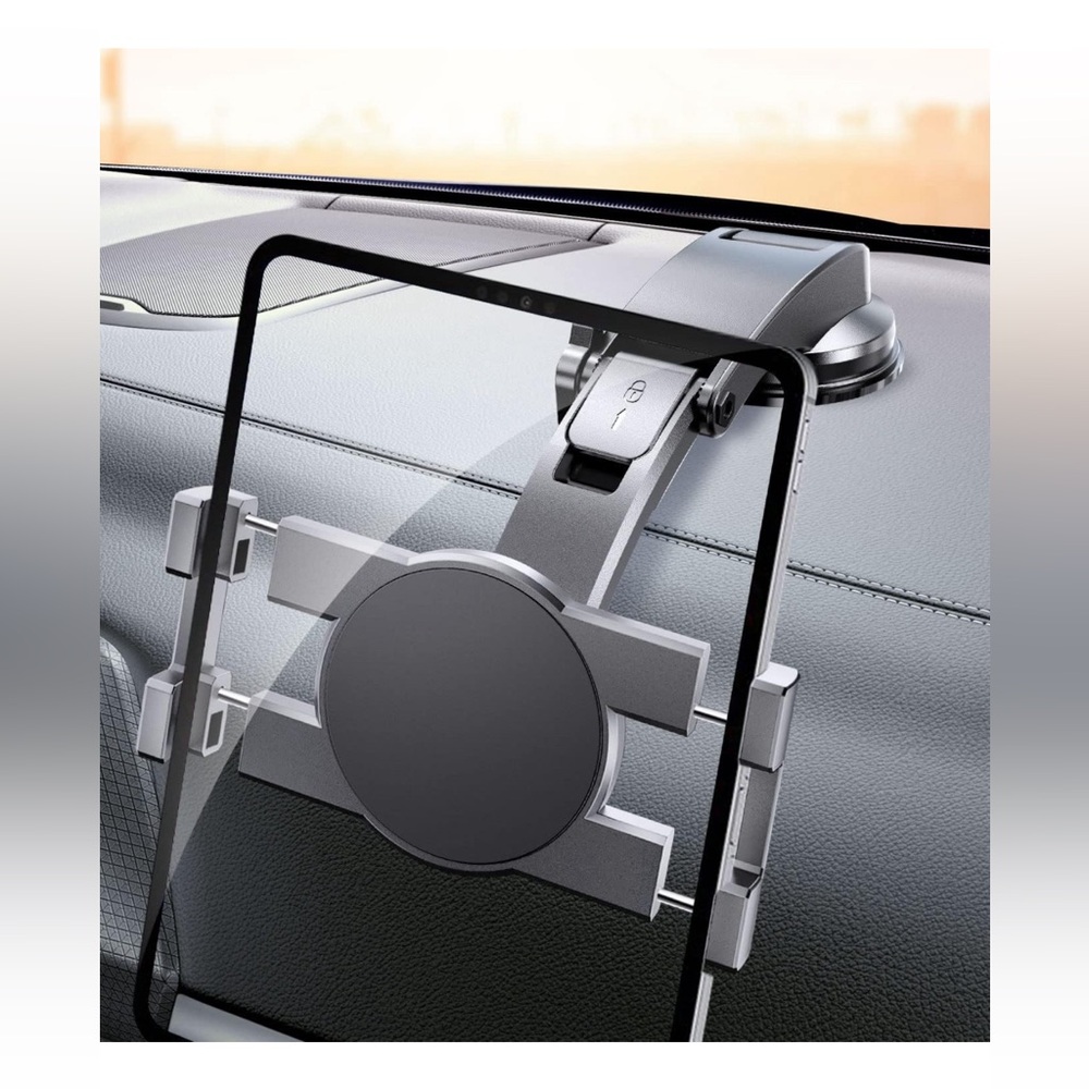 Dashboard Tablet Holder for Car 🚙 Suction Cup Car 🚗 Mount w Large Clamp